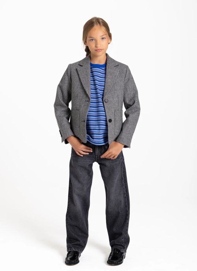 Veste Welly Pied-de-Poule | Noir