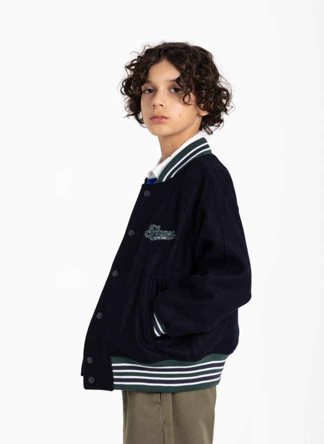 Chaqueta Corey de lana | Azul negro