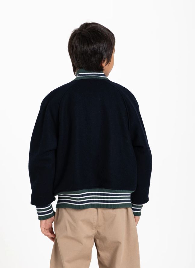 Chaqueta Corey de lana | Azul negro