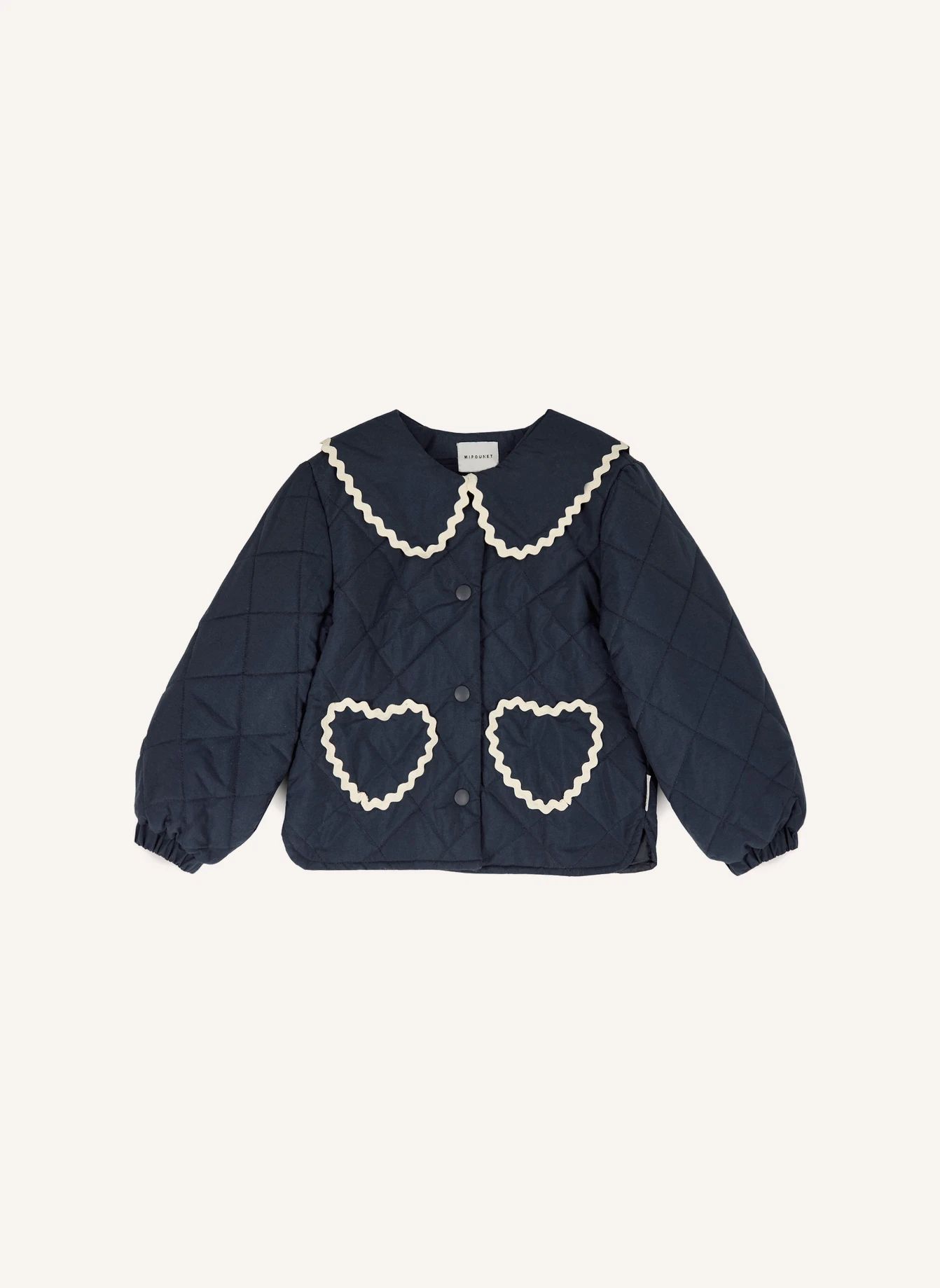 Veste Clotilde Fibres Recyclées | Bleu marine- Image produit n°0