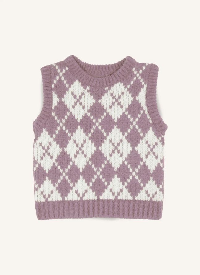 Pull Sans Manches Dina | Rose