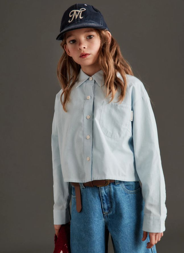 Chemise Juliette Popeline | Bleu Clair
