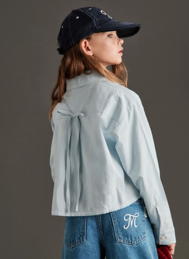 Chemise Juliette Popeline | Bleu Clair