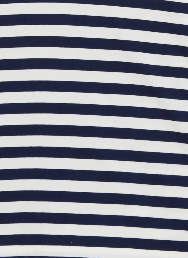 T-shirt Bam Rayé | Bleu noir