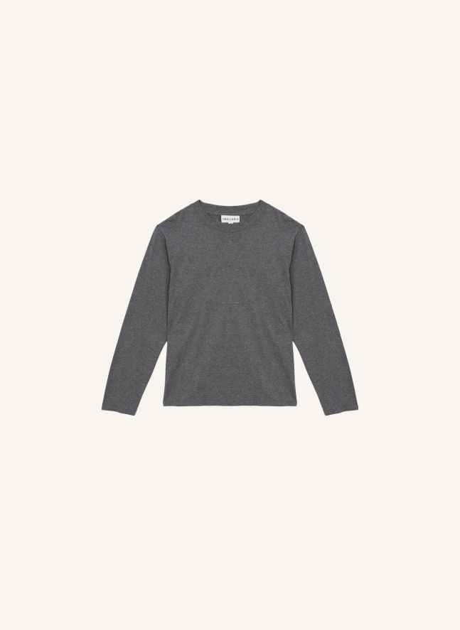 T-shirt Montague Coton Bio | Gris chiné