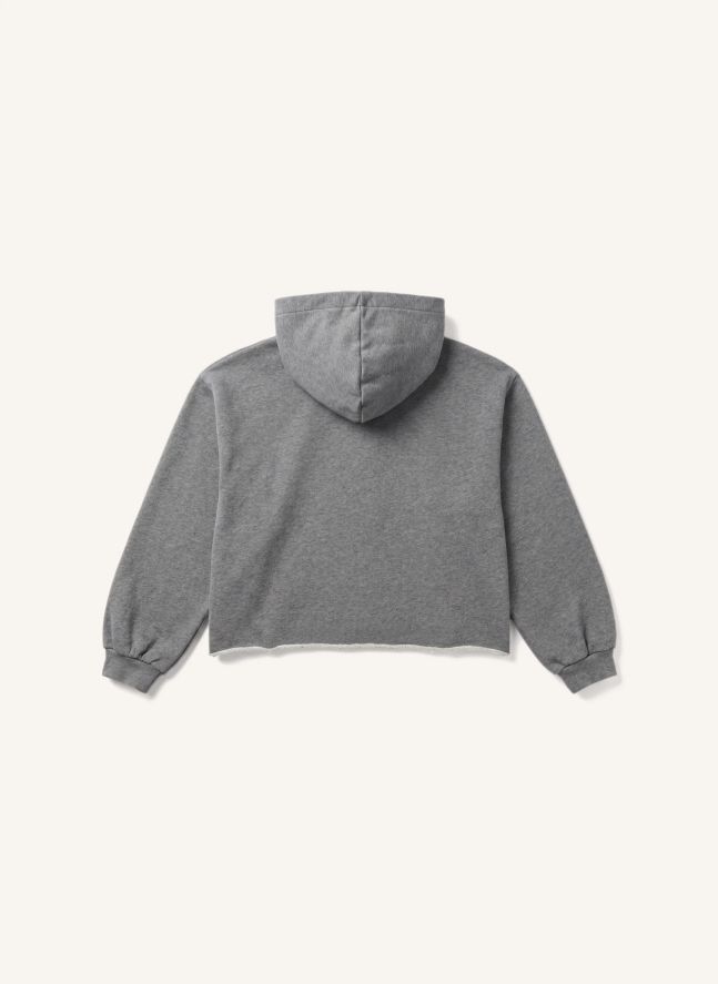 Sweat Capuche Mayflower Coton Bio | Gris chiné