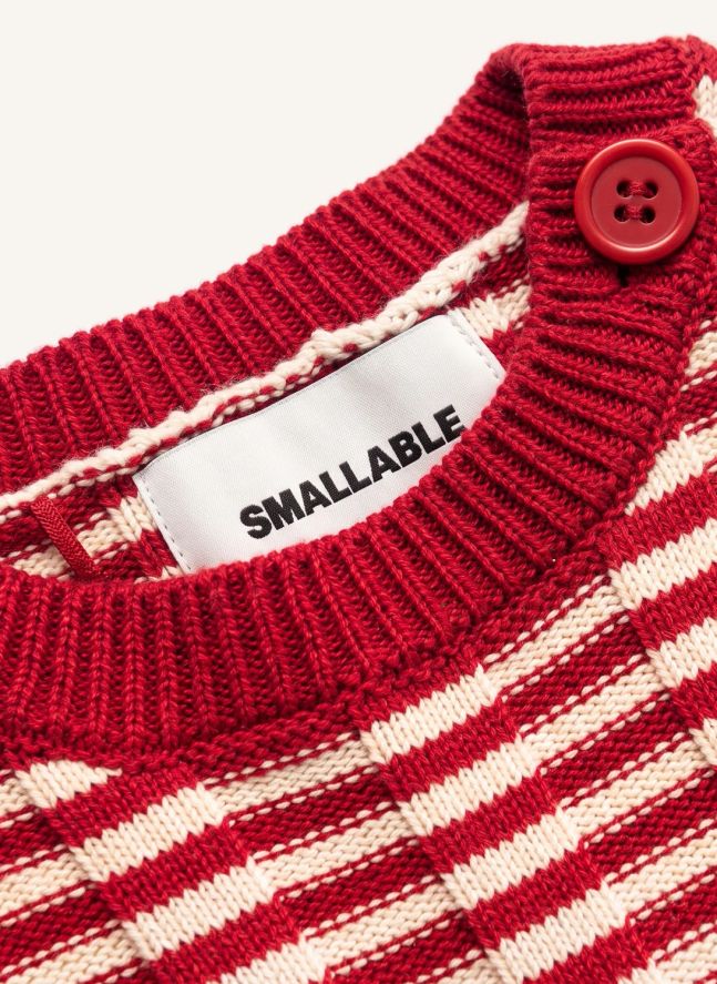 Pull Matteo Rayé | Rouge