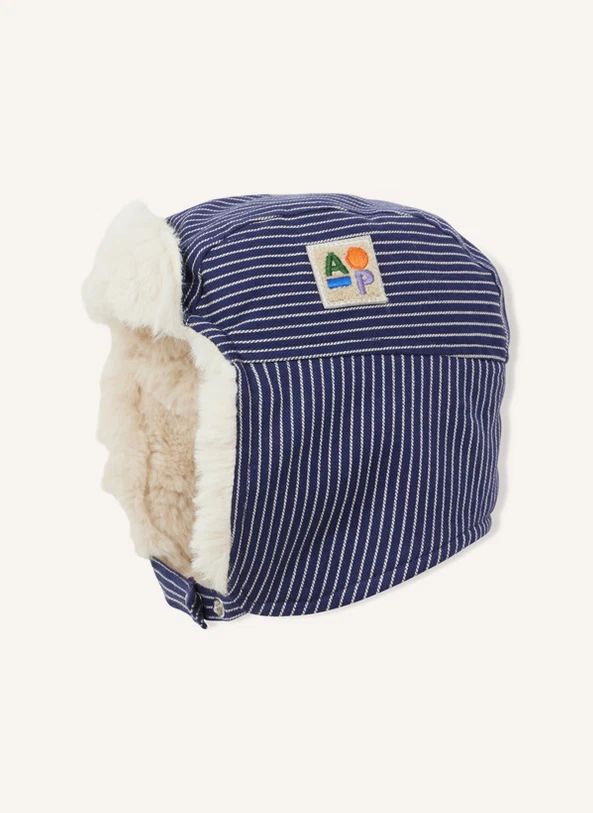 Chapka Rayée | Bleu marine