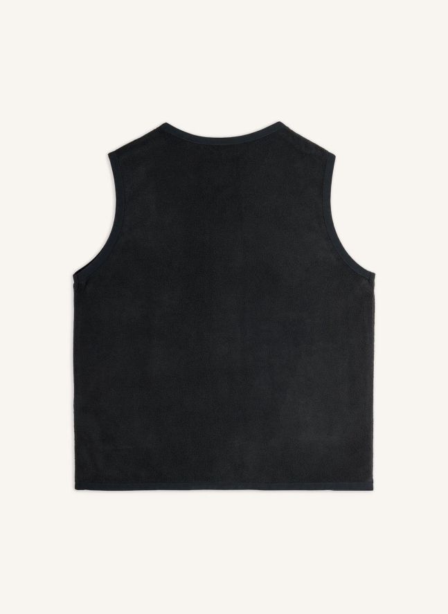 Gilet Sans Manches Pingouin Fibres Recyclées | Noir
