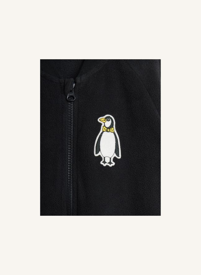Chaqueta de fibra reciclada Penguins | Negro