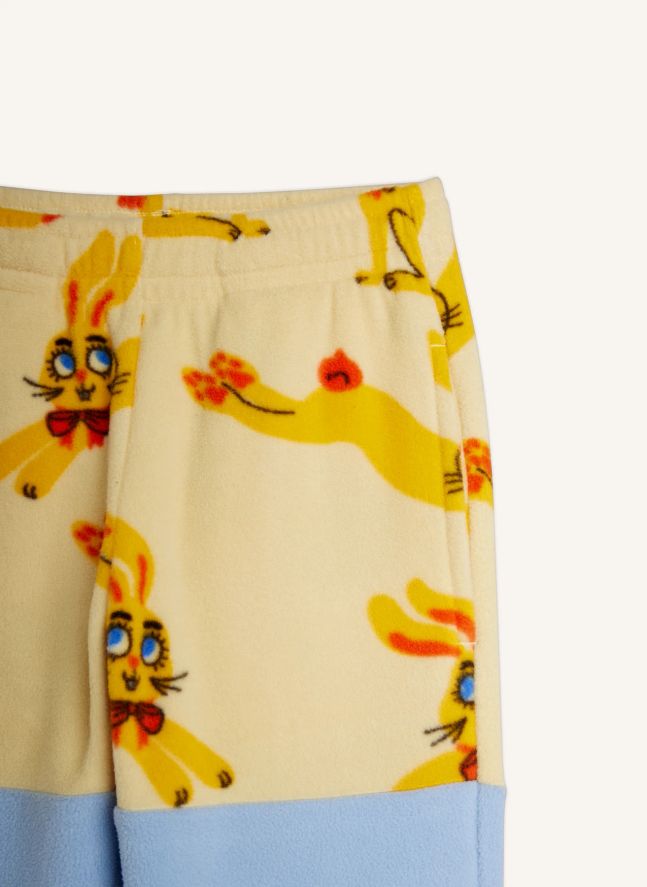 Pantalon Lapins Fibres Recyclées | Jaune