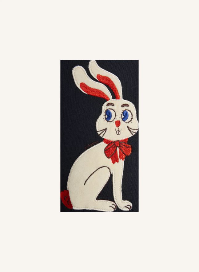 Sweat Lapin Coton Bio | Noir