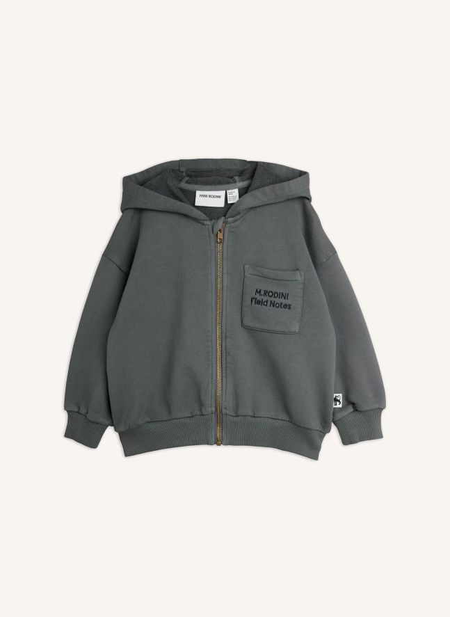 Sweat Zippé M.Rodini Coton Bio | Gris
