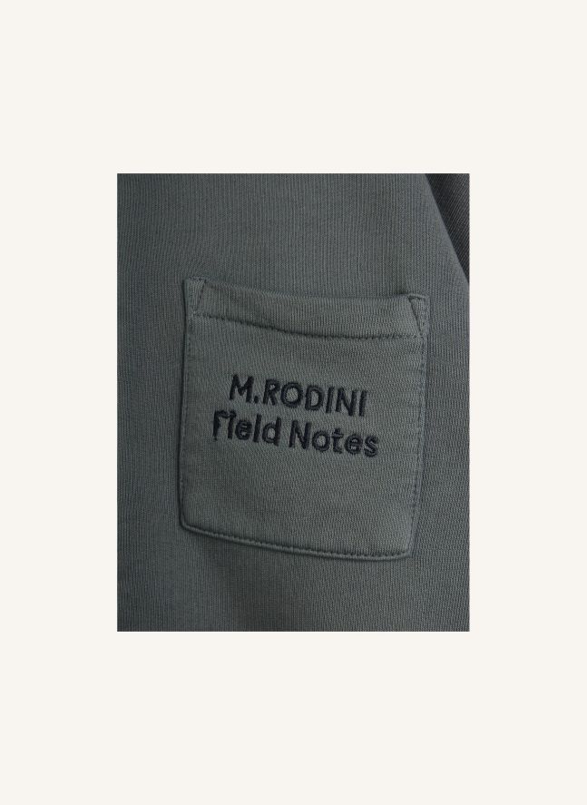 Sweat Zippé M.Rodini Coton Bio | Gris