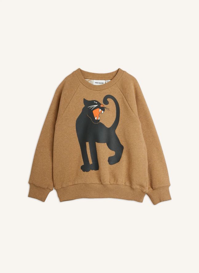 Sweat Panthère Coton Bio | Marron