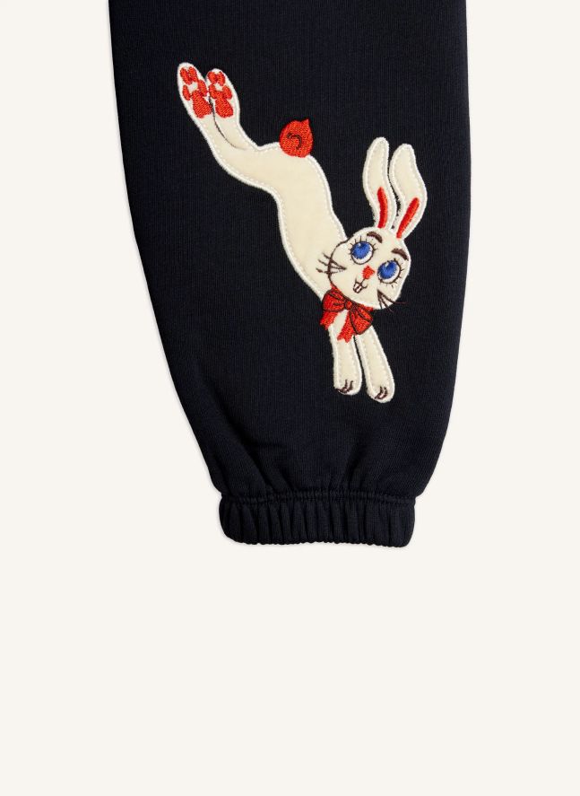 Jogger Lapin Coton Bio | Noir