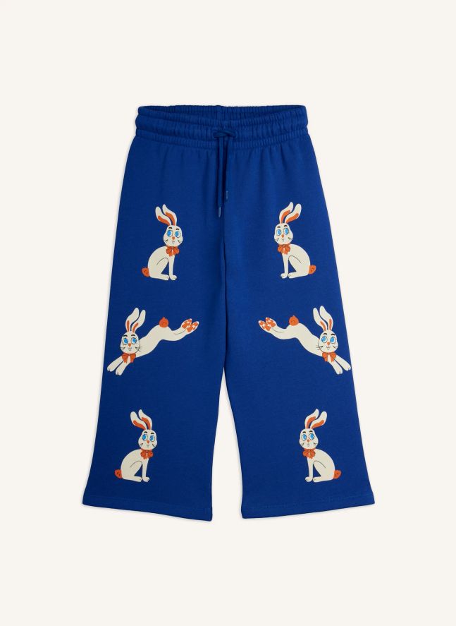 Jogger Lapins Coton Bio | Bleu