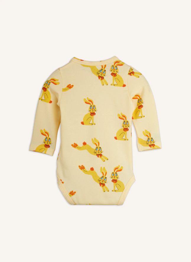 Body Lapins Coton Bio | Jaune