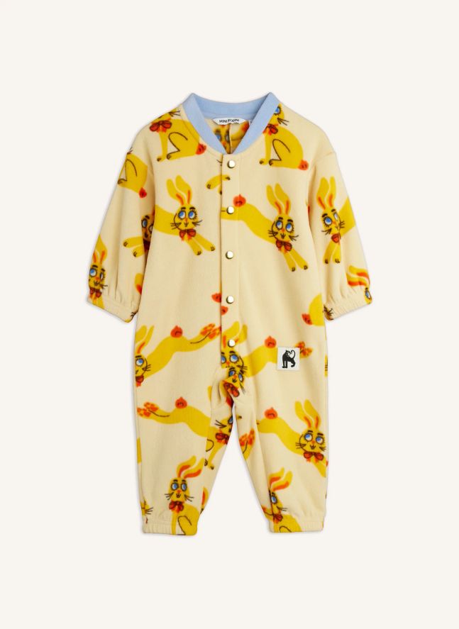 Combinaison Lapins Coton Bio | Jaune