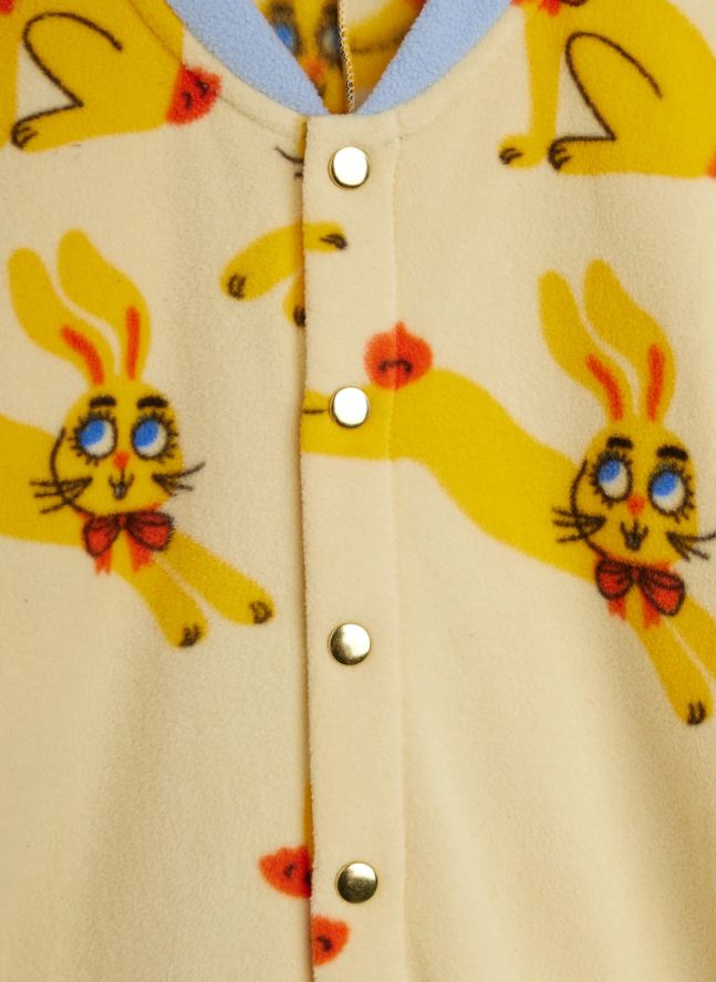 Combinaison Lapins Coton Bio | Jaune