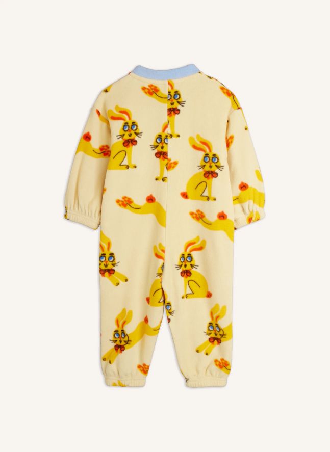 Combinaison Lapins Coton Bio | Jaune