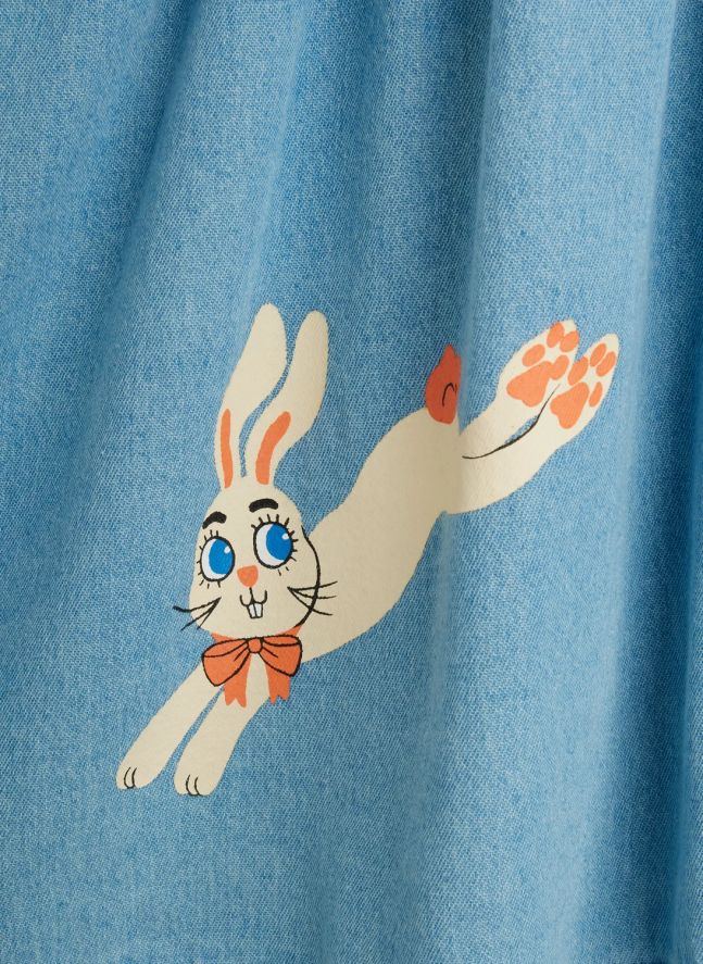 Robe Lapins Denim Coton Bio | Bleu