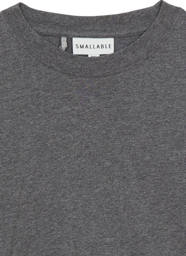 T-shirt Montague Coton Bio | Gris chiné