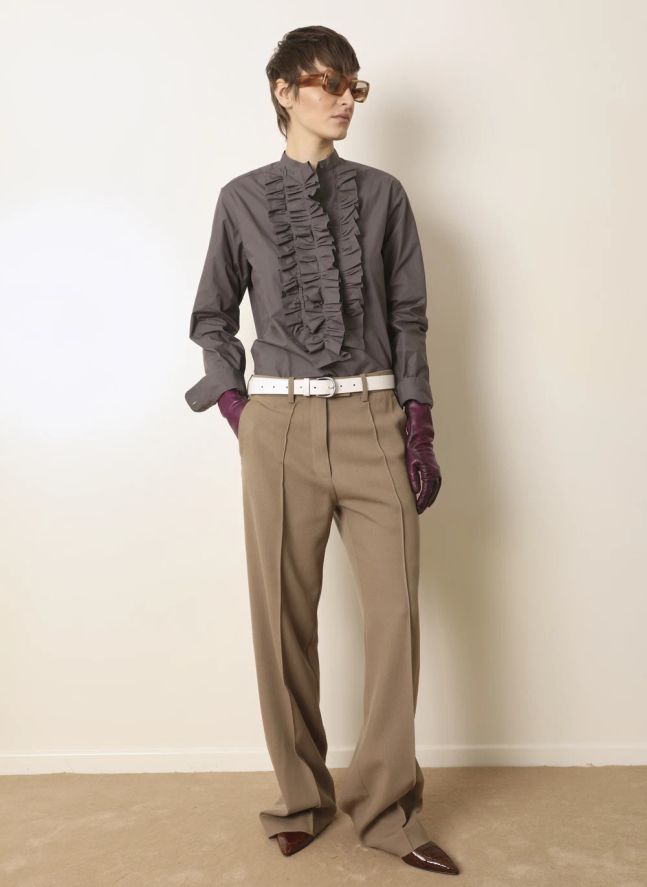Pantalon Carabinier Laine | Camel