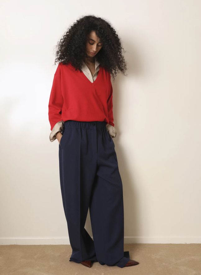 Pull Cuba Laine | Rouge