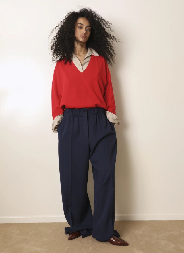 Pull Cuba Laine | Rouge