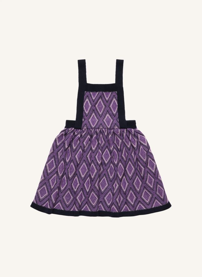Robe Harlekin Laine Mérinos | Violet