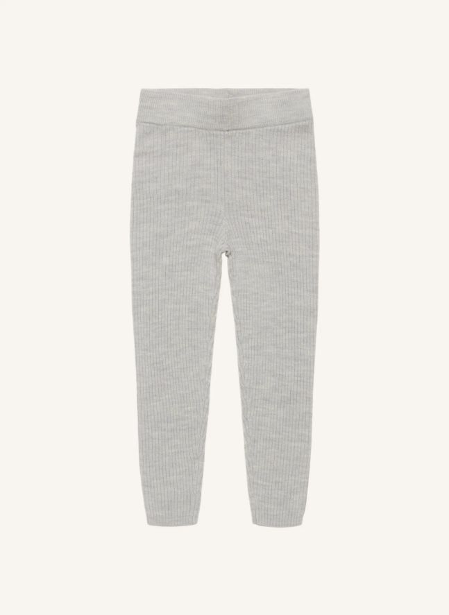 Legging Laine Mérinos | Gris chiné