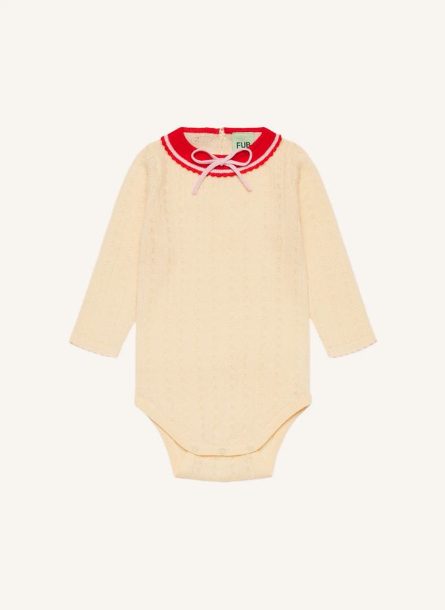 Body Nœud Laine Mérinos | Crème