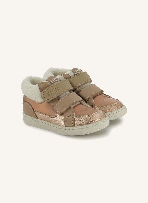 Kix Hi Lined Sneakers | Camel