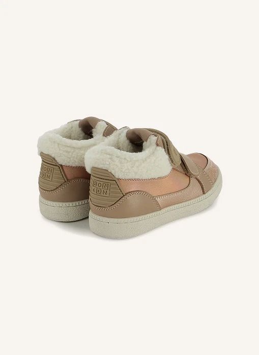 Kix Hi Lined Sneakers | Camel