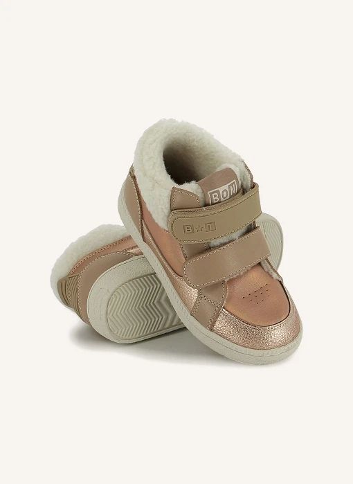 Baskets Fourrées Kix Hi | Camel
