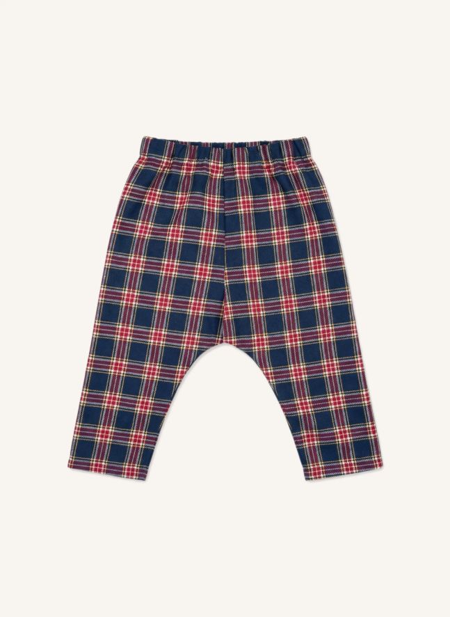 Pantalon Jungle Tartan | Bleu foncé