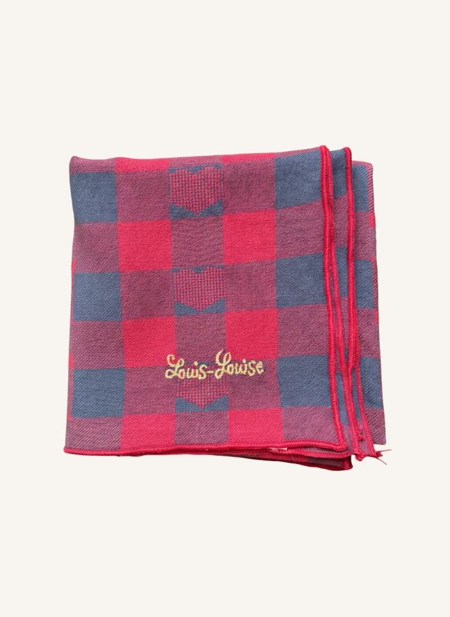 Foulard Sissi Carreaux | Rose
