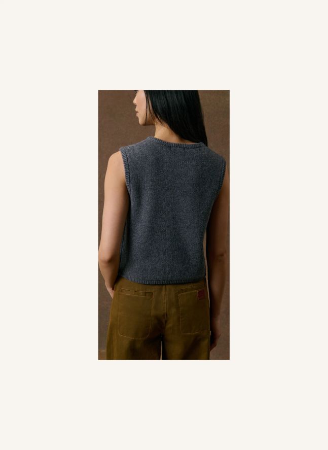 Cardigan Sayama Laine | Gris foncé