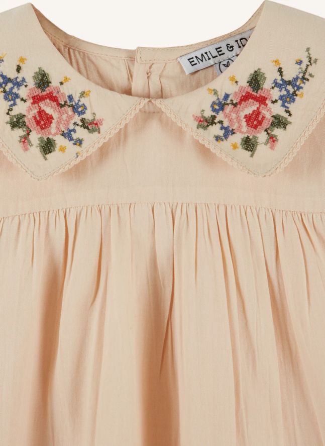 Robe Point de Croix | Beige
