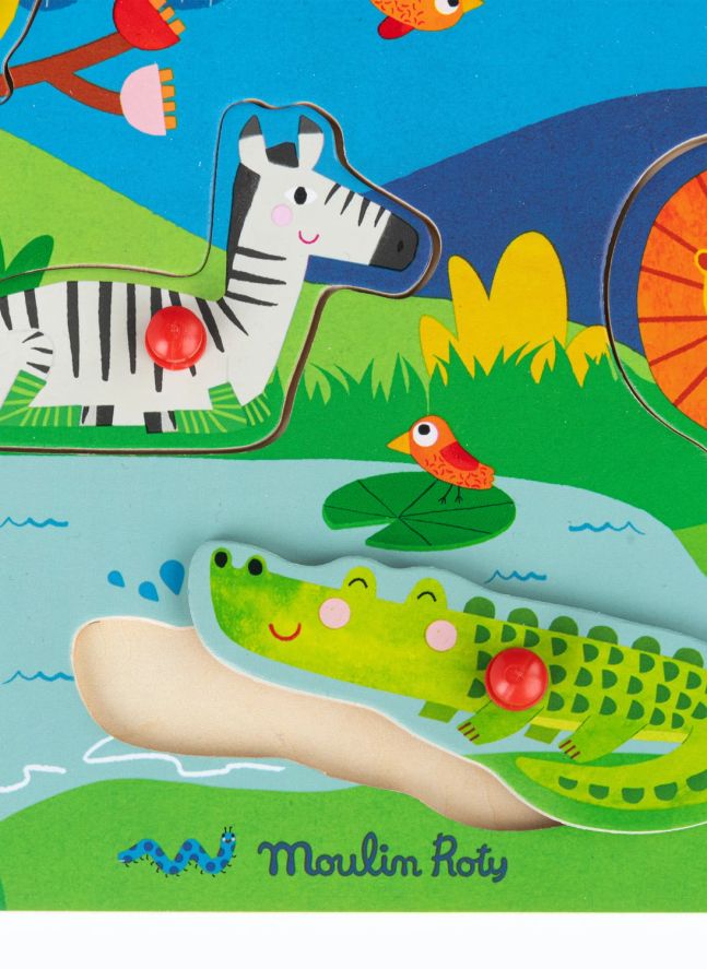 Puzzle sonore animaux - Les Toupitis