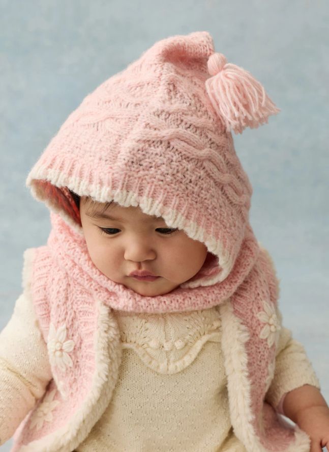 Cagoule Aliouki Laine | Rose