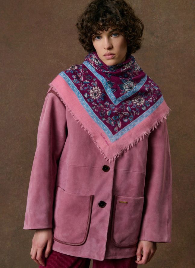 Foulard Mekness Laine | Bordeaux