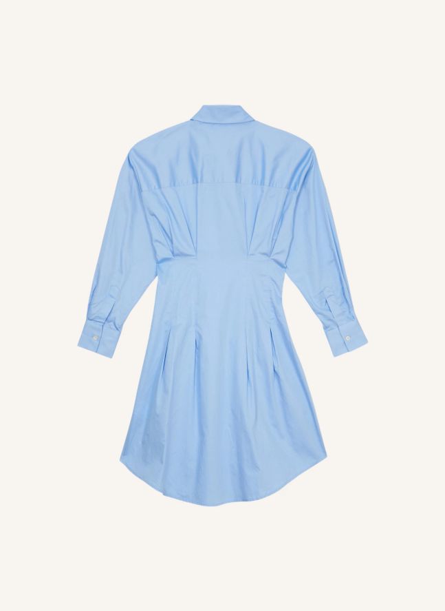 Robe Chemise Risa Rayée | Bleu ciel