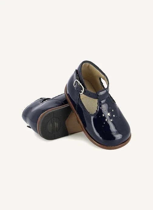 Babies Bloucles Vernies | Bleu marine