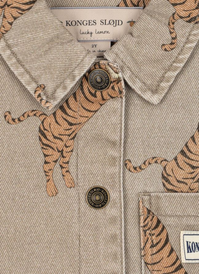 Chemise Magot Tigres Denim Coton Bio | Beige