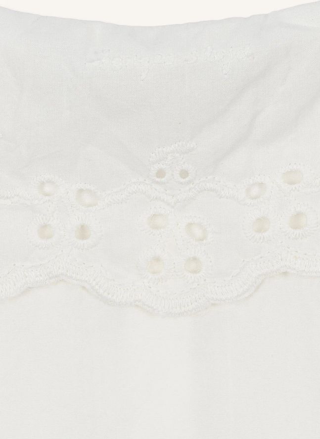 Blouse Brodée Rilo Coton Bio | Blanc