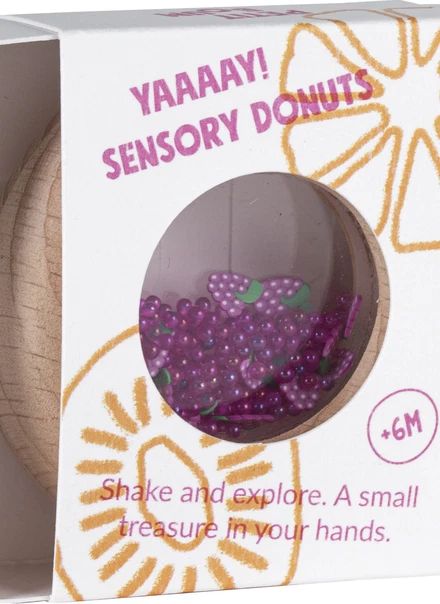 Sensory Donut with Raisins | Purple