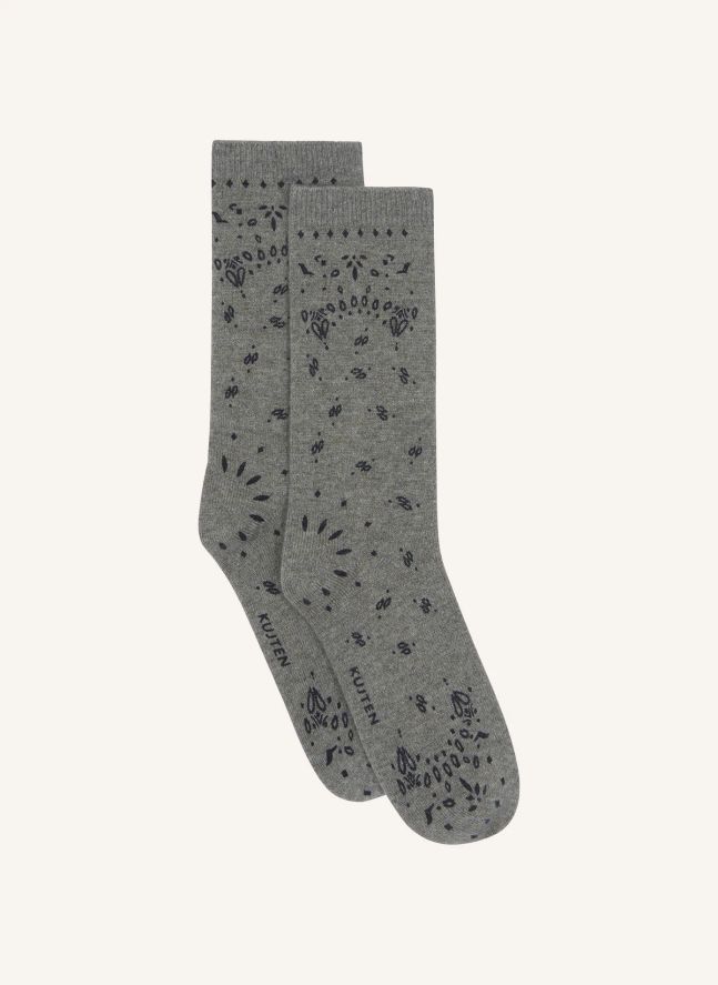 Chaussettes Sig Bandana Cachemire | Kaki