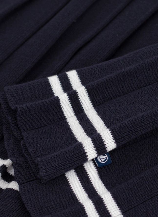 Robe Col Marin Coton Bio | Bleu marine